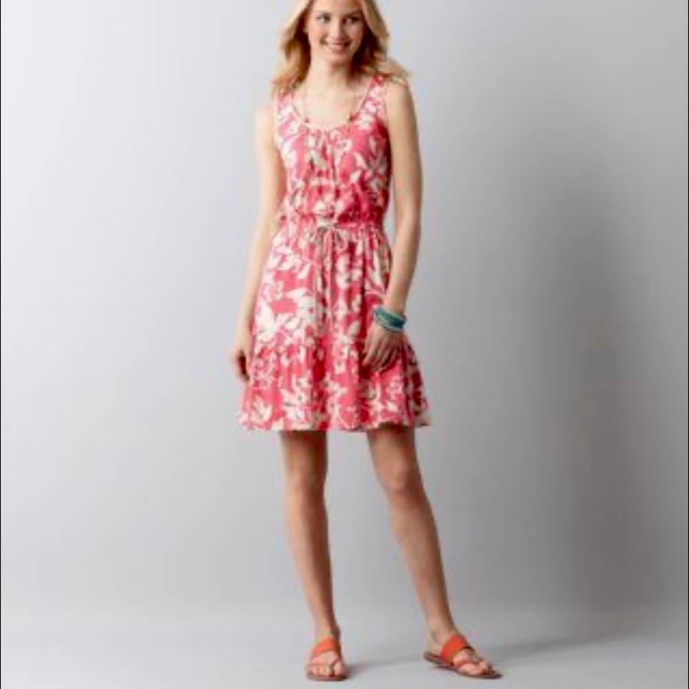 🌺 Floral Print Tie Waist Tank Dress 🌺